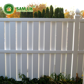6 'x 8' einfach zu installierender halbprivater Vinyl-Schattenschutzzaun