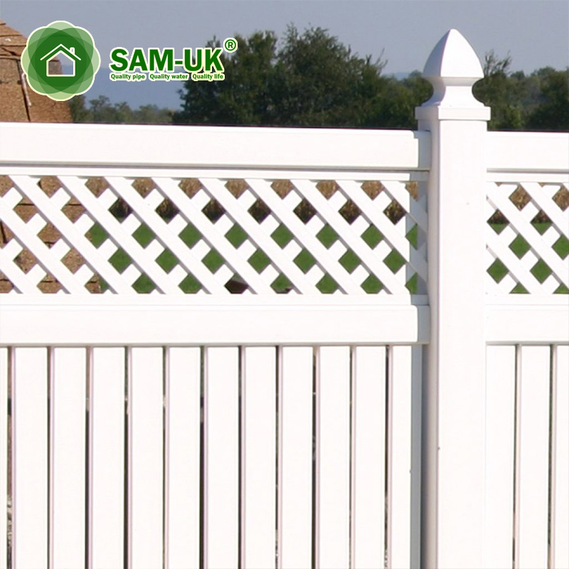 PVC Semi-Privacy Fence/ASTM Standard heiß verkaufter Vinylzaun