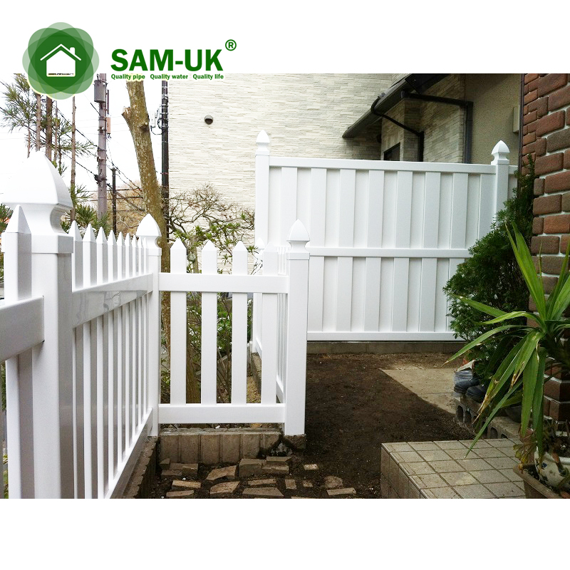 Temporärer Zaun aus PVC, verwendeter Sichtschutz, Gartenzaun